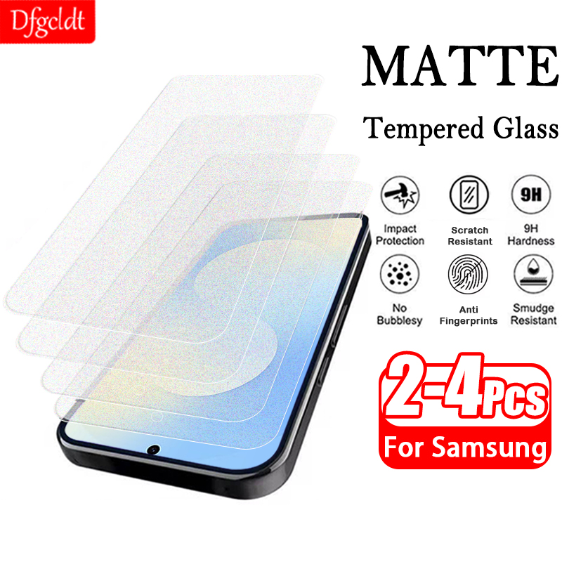Matte Anti Glare Screen - 2-4Piece Anti-Glare Matte Tempered Glass for
