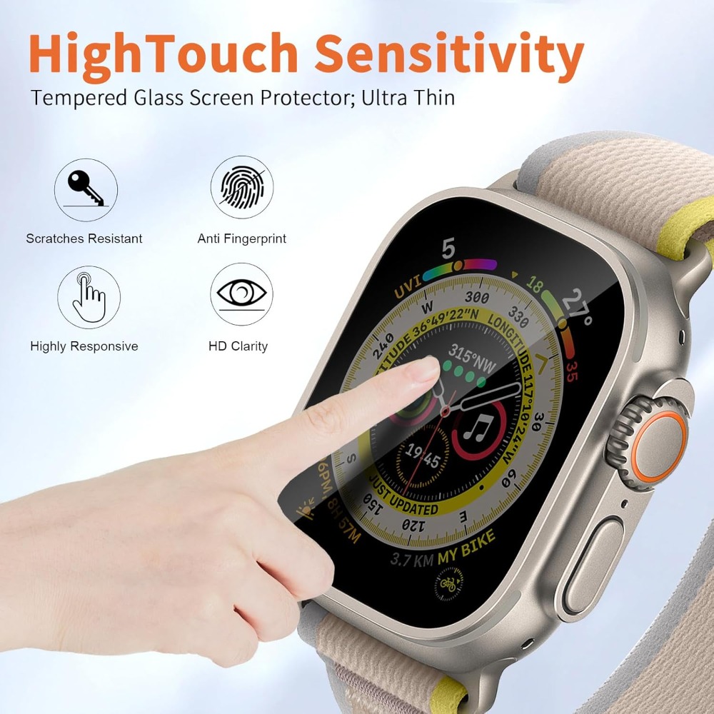 For Apple Watch Ultra 3 2 49mm - Glass Protector Auto recensione e prezzo