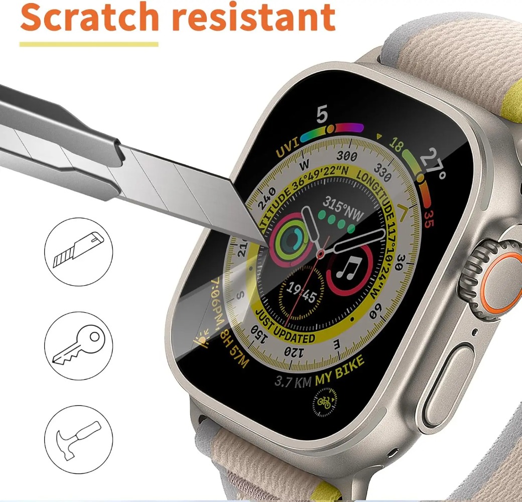 For Apple Watch Ultra 3 2 49mm - Glass Protector Auto recensione e prezzo