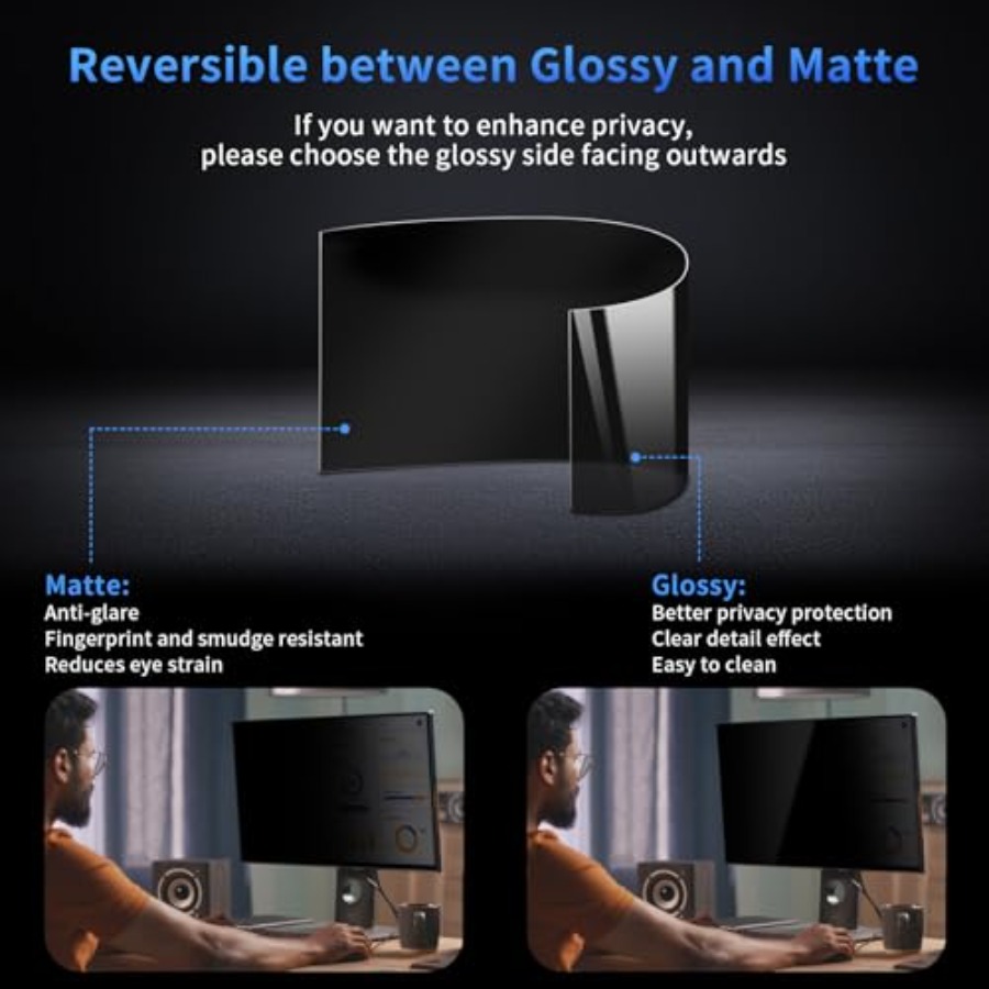 2 Pack 27 Inch Curved Computer - Privacy Filter 2Pack recensione e prezzo
