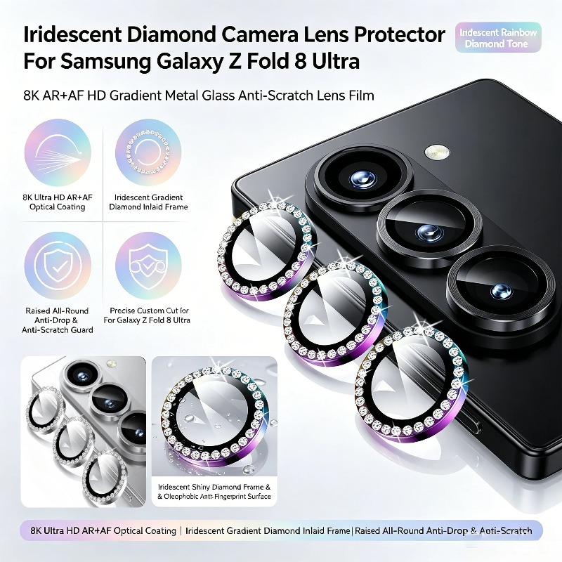 3D Sparkling Rhinestone 9H Len - Tempered Glass Screen 9H recensione e prezzo