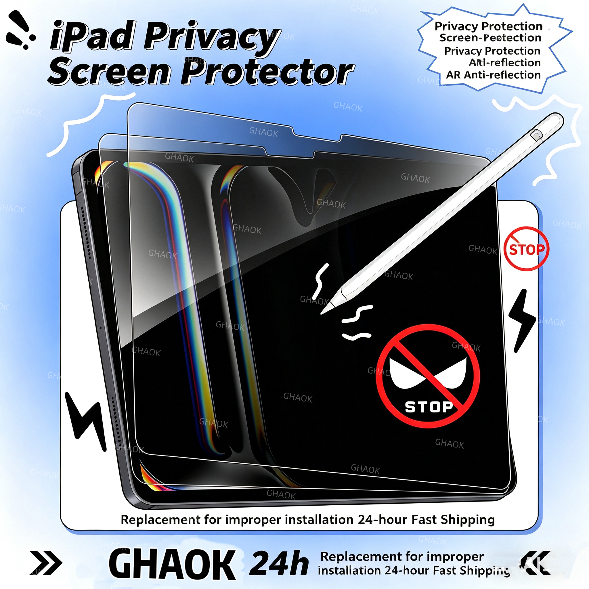 2 Way Privacy Anti-Spy Screen  - Anti Blue Light Film recensione e prezzo