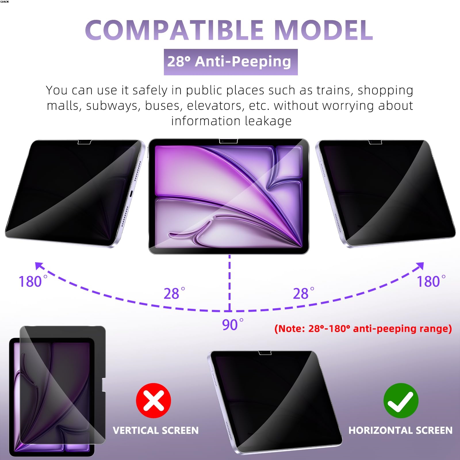 2 Way Privacy Anti-Spy Screen  - Anti Blue Light Film recensione e prezzo