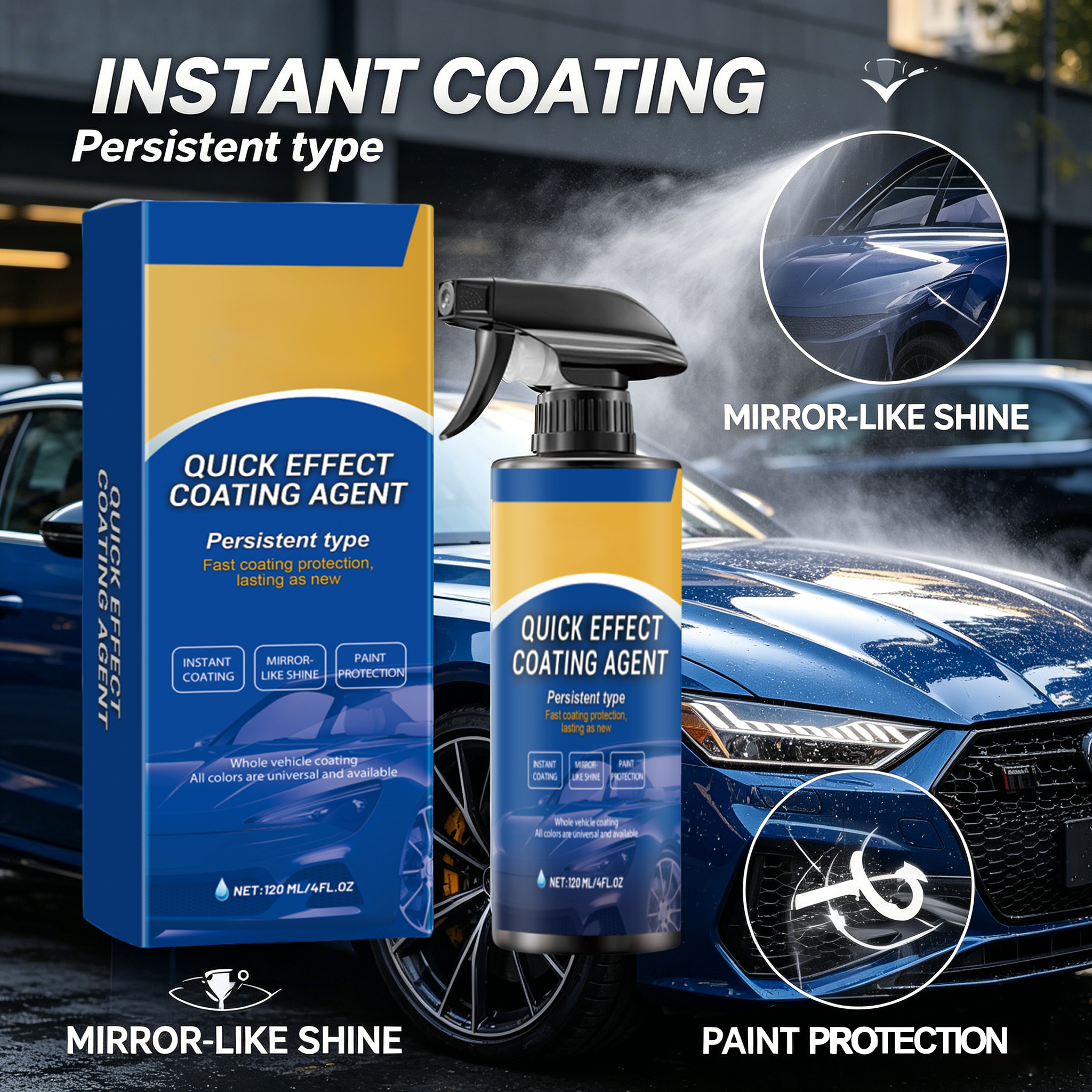 Car Quick Coating Agent Spray  - Nano Liquid Coating recensione e prezzo