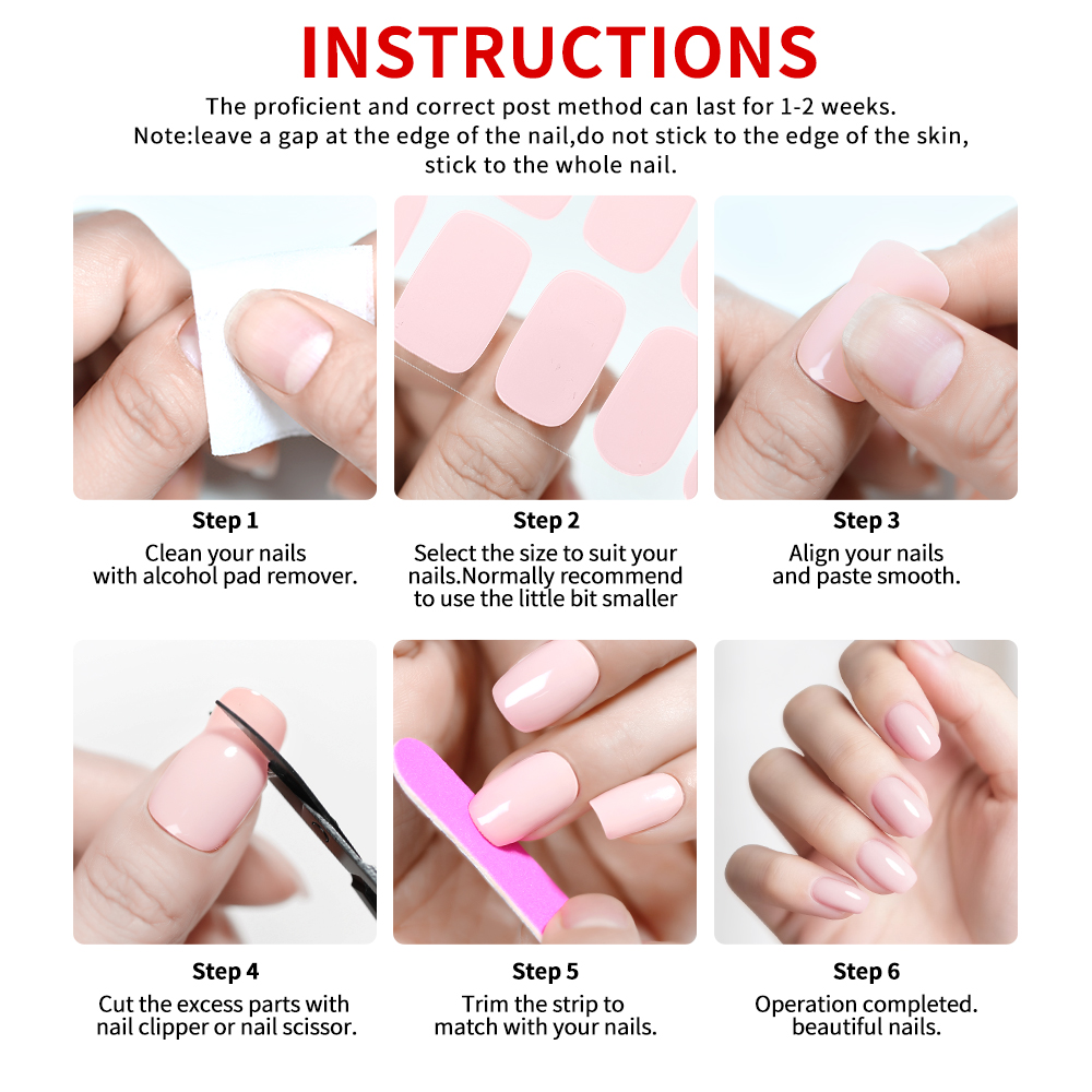 UV-Free Strips Nails Stickers  - Full Cover Adhesive recensione e prezzo