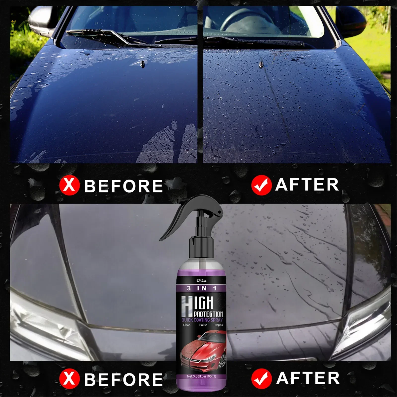 3 in 1 Car Ceramic Liquid Coat - Nano Liquid Coating recensione e prezzo