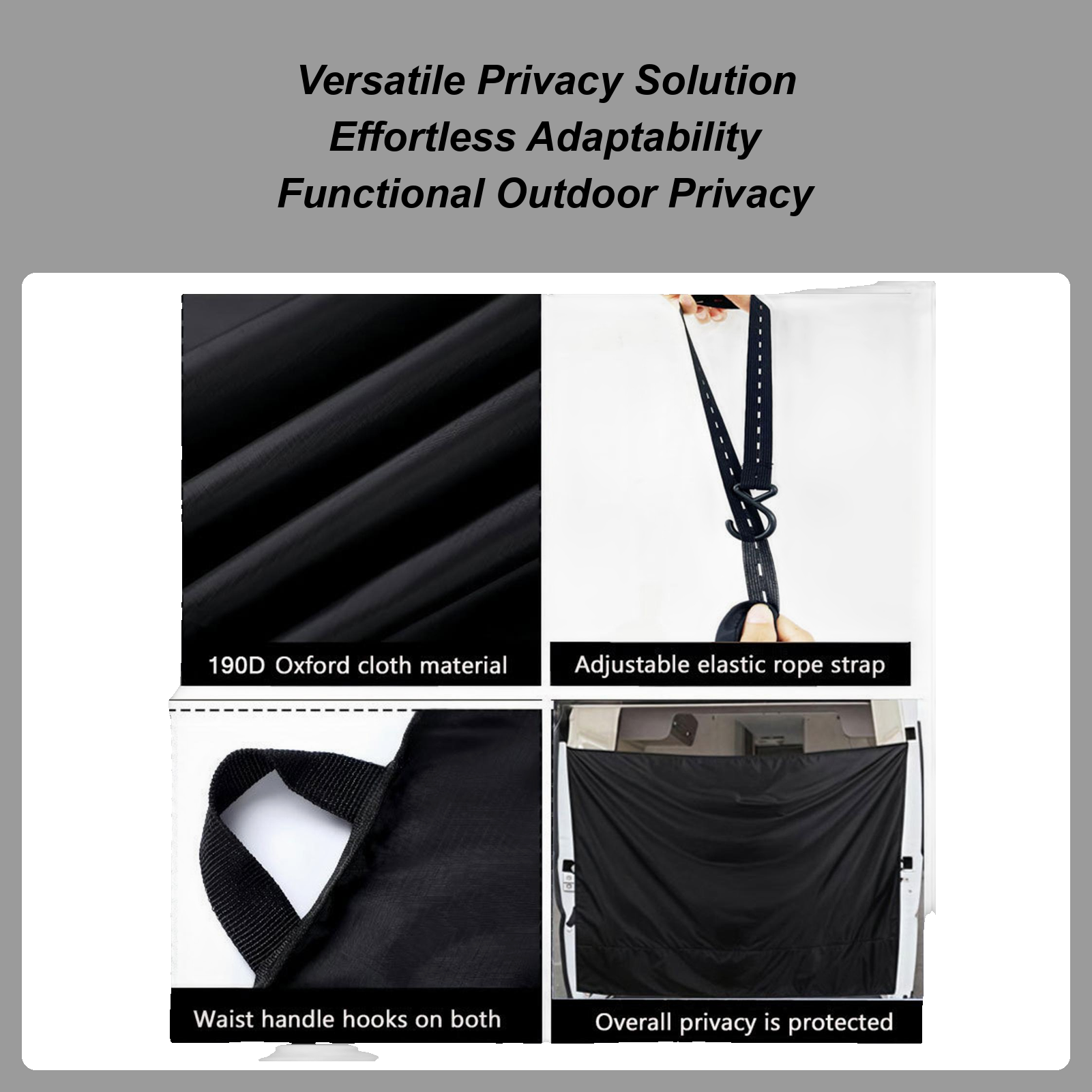 Black Large Car Privacy Drapes - Privacy Screen Protector recensione e prezzo