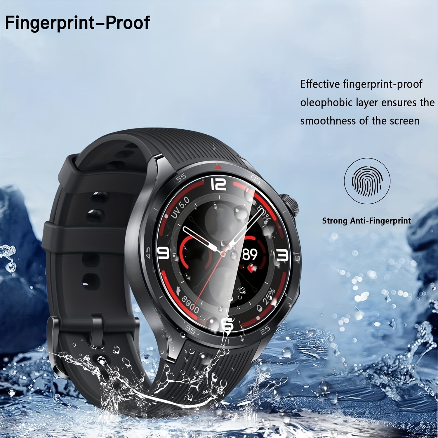 3PCS 9H Tempered Glass Screen  - Smartwatch Screen Film recensione e prezzo
